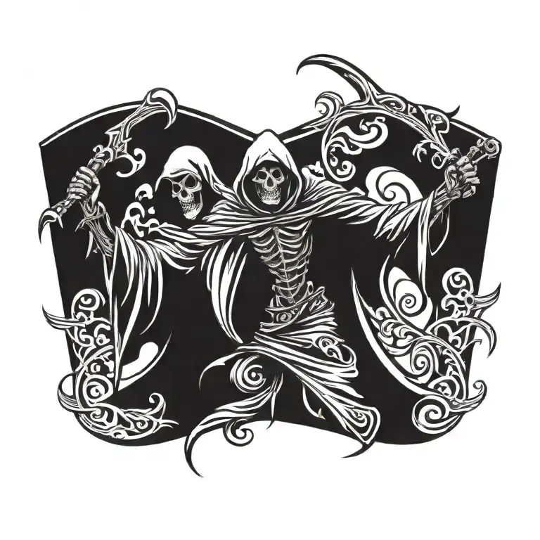 grim-reaper tattoo design idea