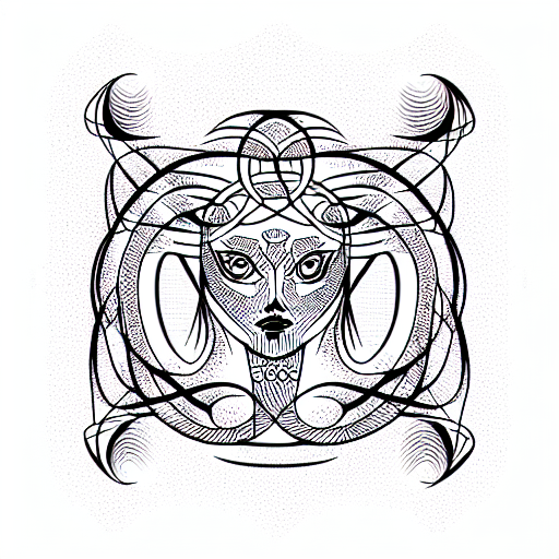 Medusa tattoo design idea