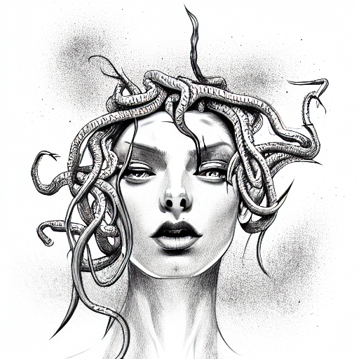 Medusa tattoo design idea