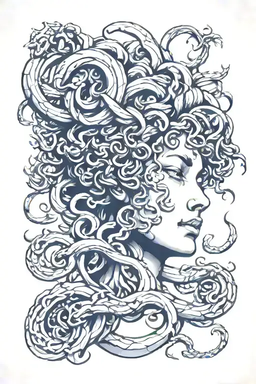 medusa tattoo design idea