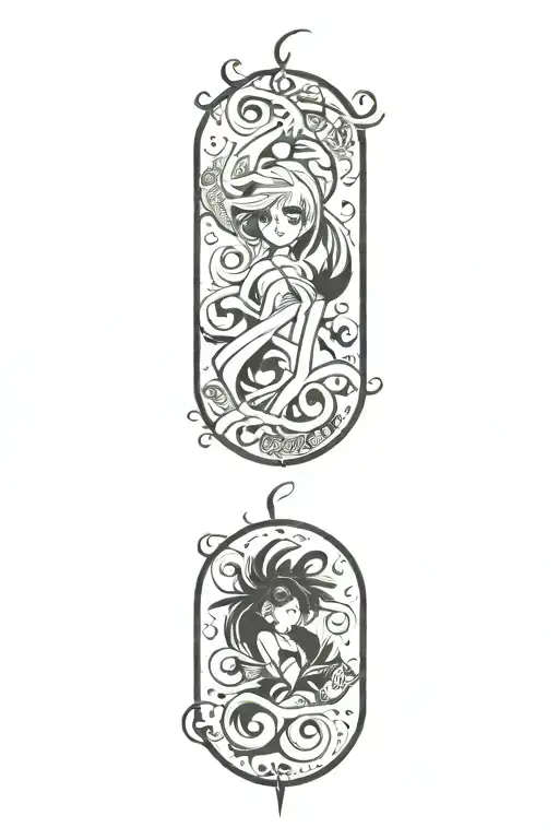 lettering tattoo design idea