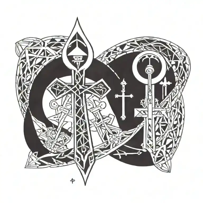 ankh tattoo design idea