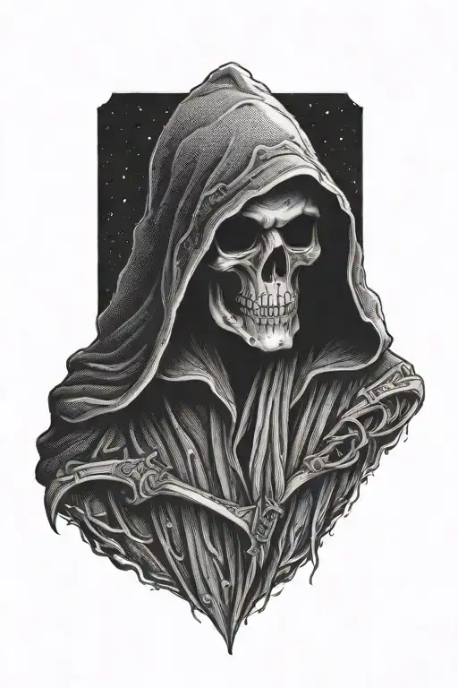 grim-reaper tattoo design idea