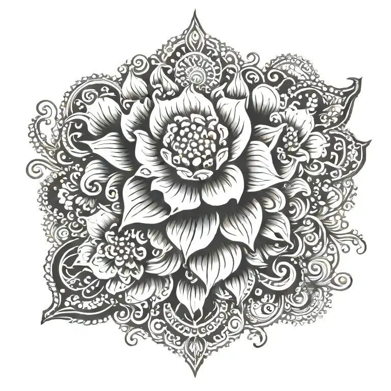 henna tattoo design idea