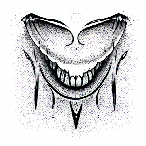 One Tooth tattoo design idea