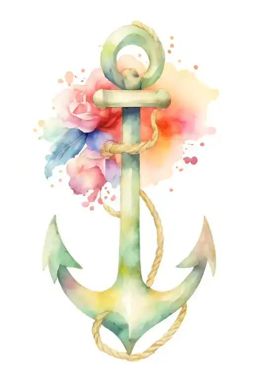 anchor tattoo design idea