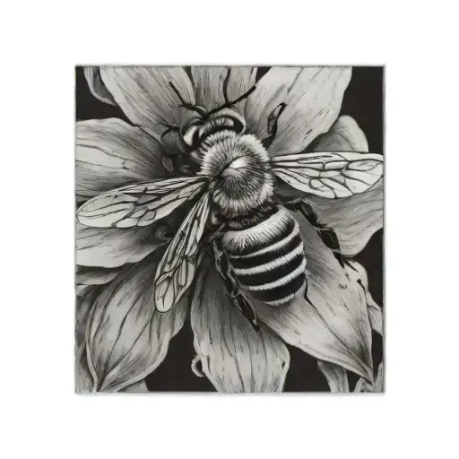 bee tattoo design idea