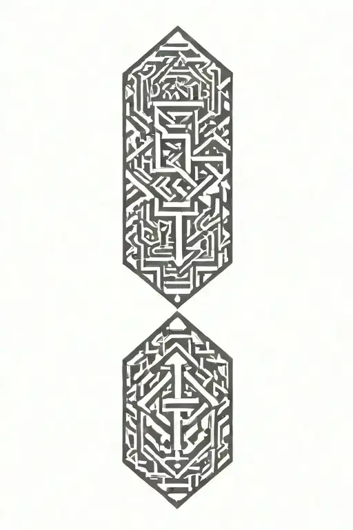 lettering tattoo design idea