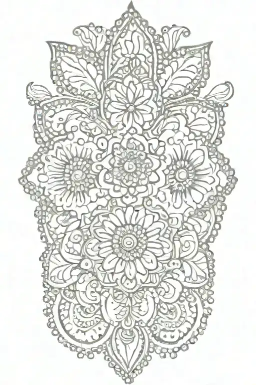 henna tattoo design idea