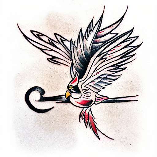 Image result for cardinal tattoo  Cardinal tattoos Red bird tattoos  Trendy tattoos