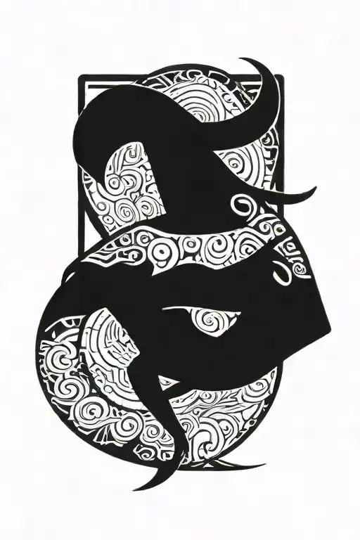 capricorn tattoo design idea
