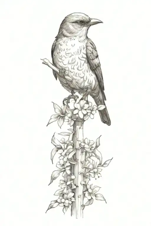 bird tattoo design idea