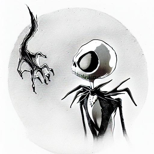 Nightmare before Christmas, Jack Skellington tattoo design idea