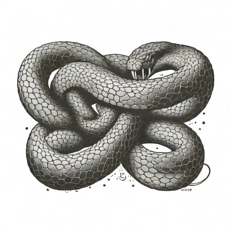 snake tattoo design idea