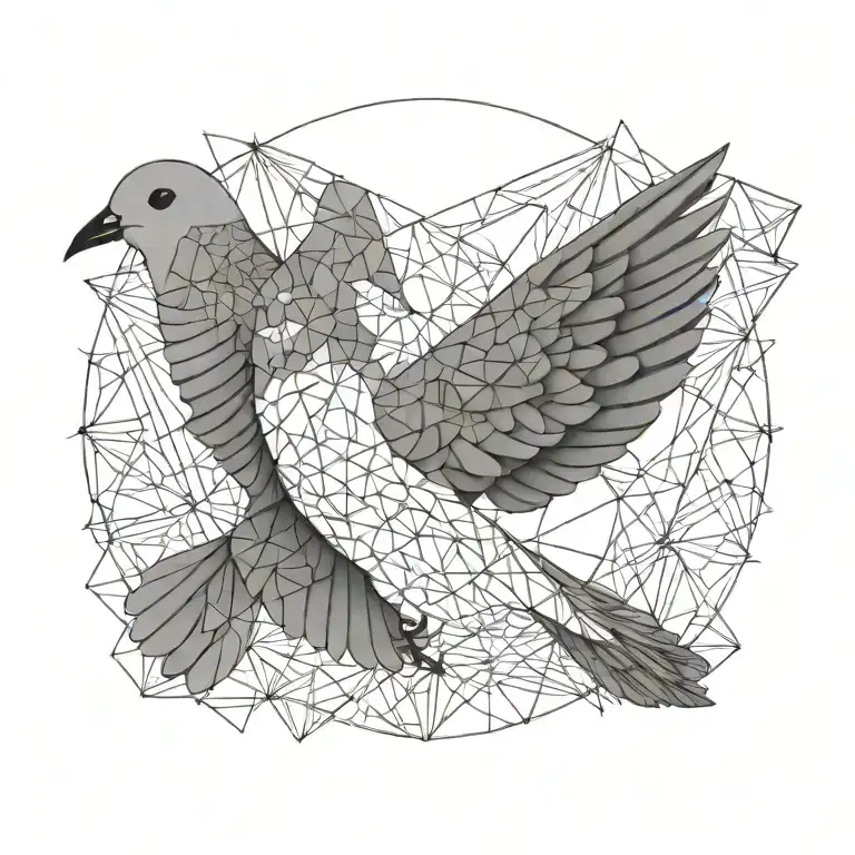 dove tattoo design idea