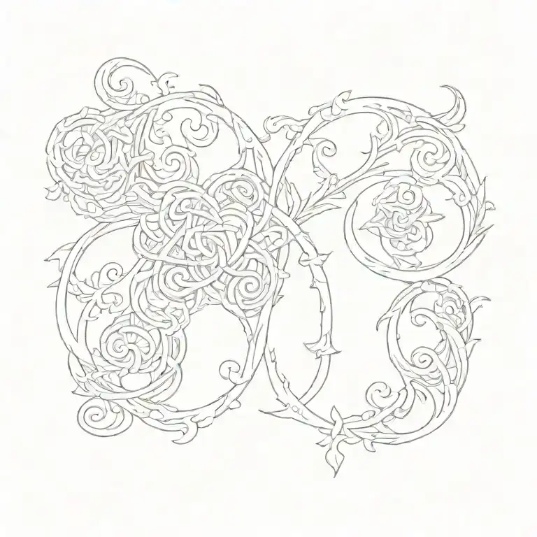 irish tattoo design idea