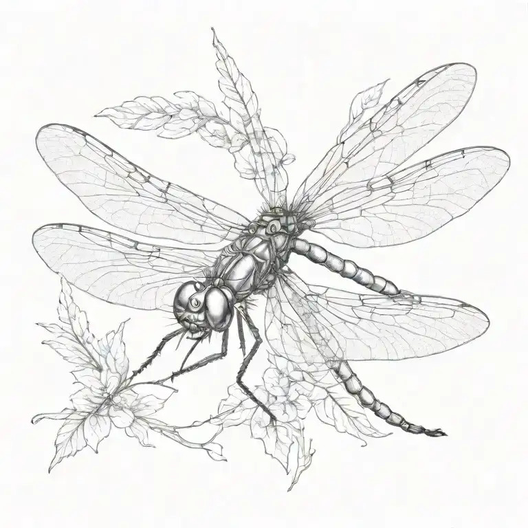 dragonfly tattoo design idea