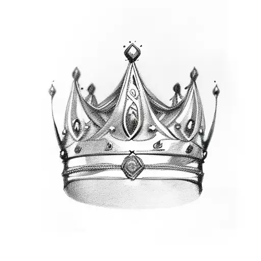 Royal Crowns Sketch Illustration 23436262 - Megapixl
