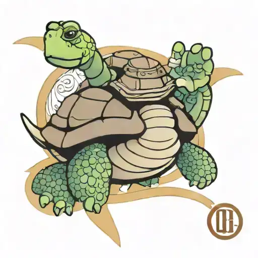 Oogway Turtle tattoo design idea