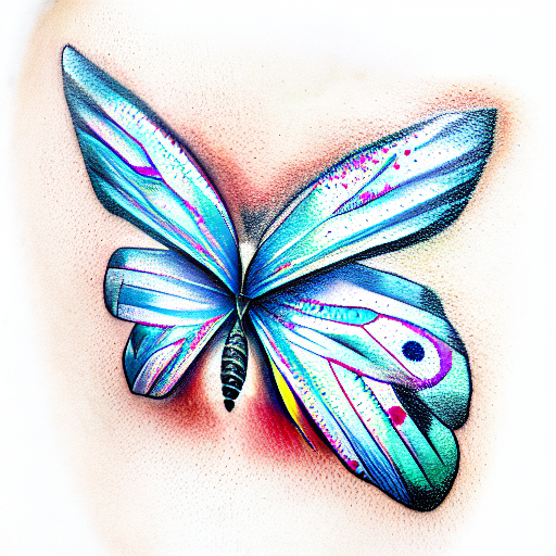 3d butterfly tattoo by doristattoo on DeviantArt