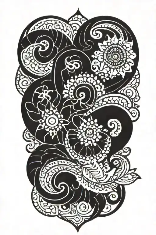 henna tattoo design idea