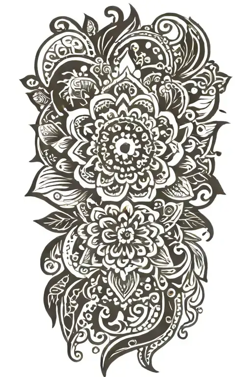 henna tattoo design idea