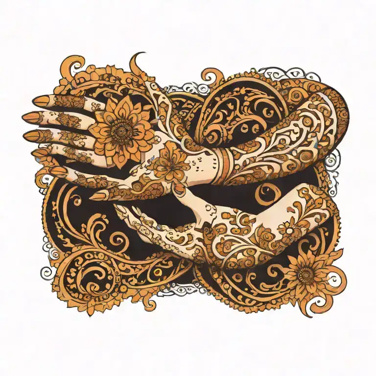 henna tattoo design idea