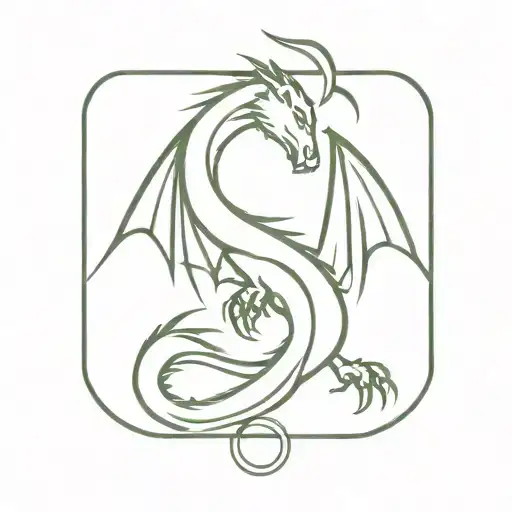 dragon tattoo design idea
