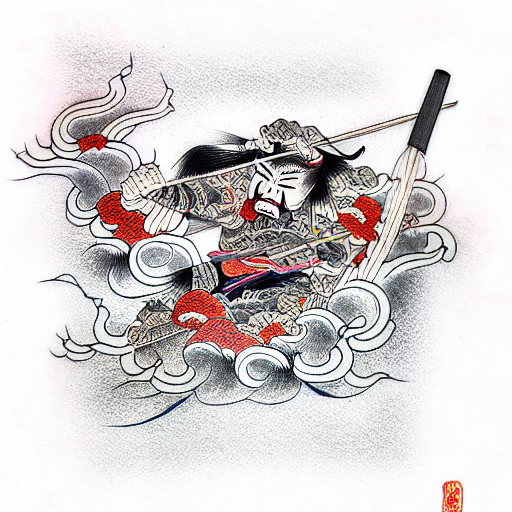 Traditional Japanese Samurai Tattoo Designs