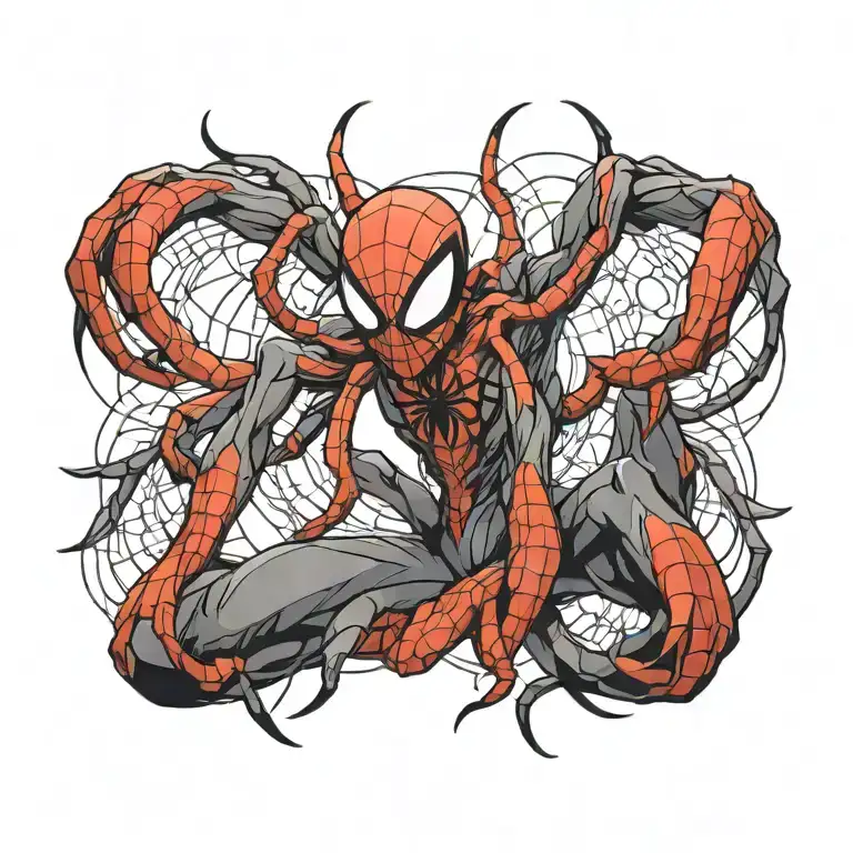 spider tattoo design idea
