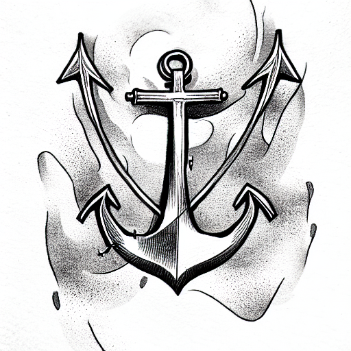 Sailor Jerry Anchor Old School Anchor Tattoo Stencil HD wallpaper  Pxfuel