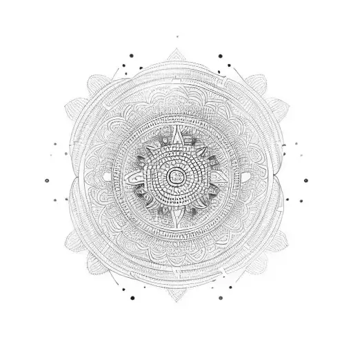 Mandala tattoo design idea