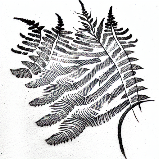 Fern Tree tattoo design idea