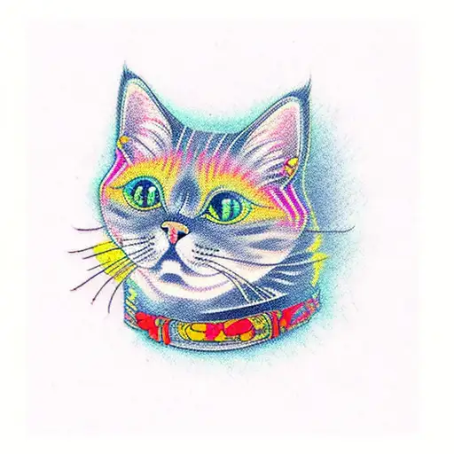 Cat Hacker tattoo design idea