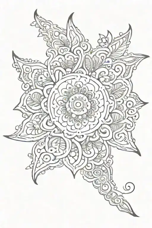 henna tattoo design idea