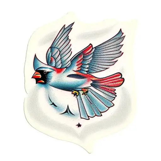 Step by step Traditional Cardinal tattoo tattoo birdtattoo bird   TikTok