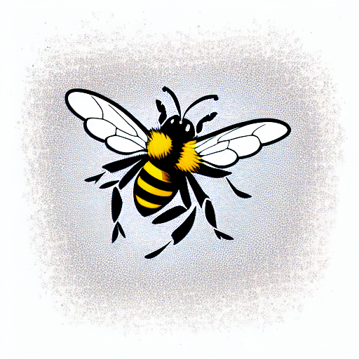 Bee tattoo design idea