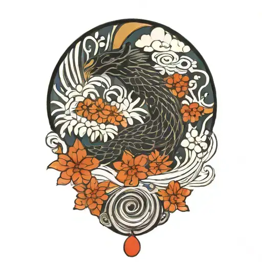 collarbone tattoo design idea