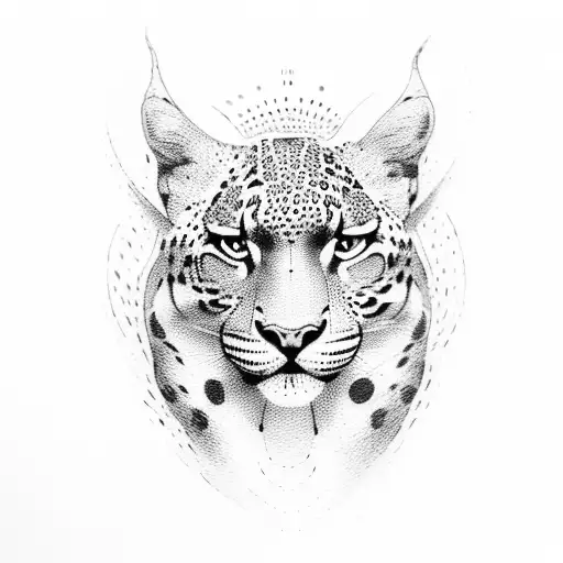 black cheetah print tattoos
