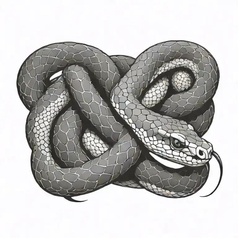 snake tattoo design idea
