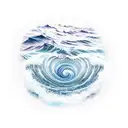 Ocean Wave tattoo design idea