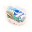 Ocean Wave tattoo design idea