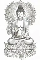buddha tattoo design idea