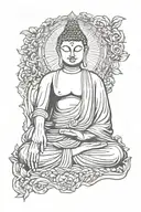 buddha tattoo design idea