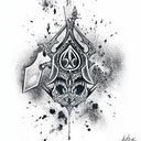 Ace of Spades tattoo design idea