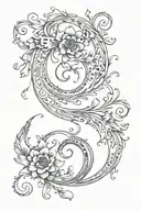 semicolon tattoo design idea