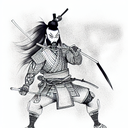 Samurai tattoo design idea