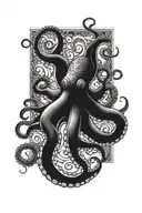 octopus tattoo design idea