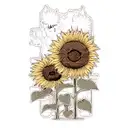 Sunflower tattoo design idea