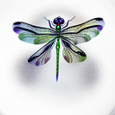 Dragonfly tattoo design idea